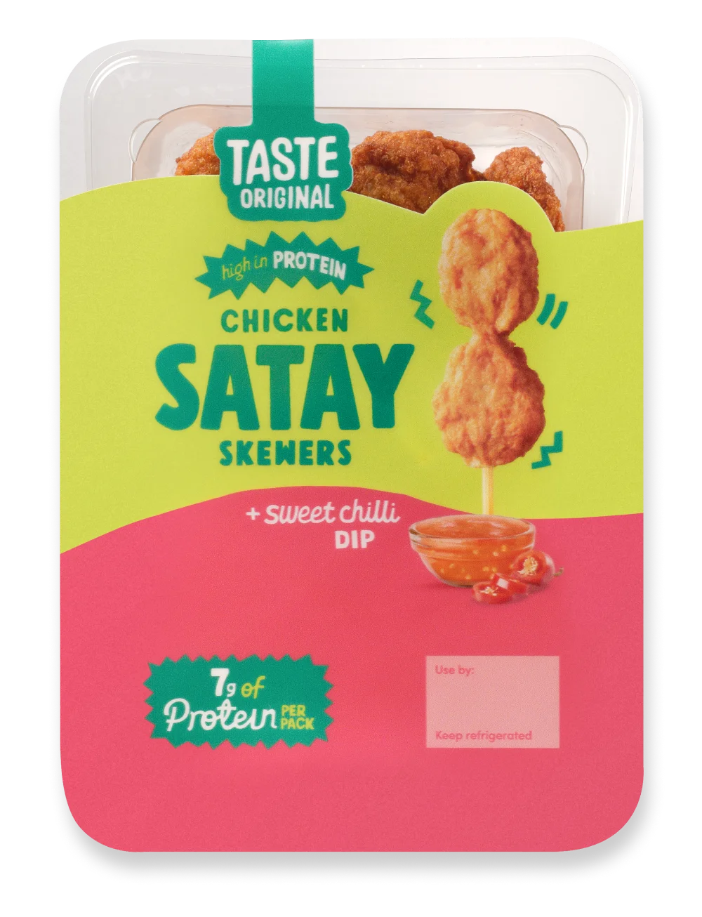 Taste Original Chicken Satay Skewers with Sweet Chilli Dip